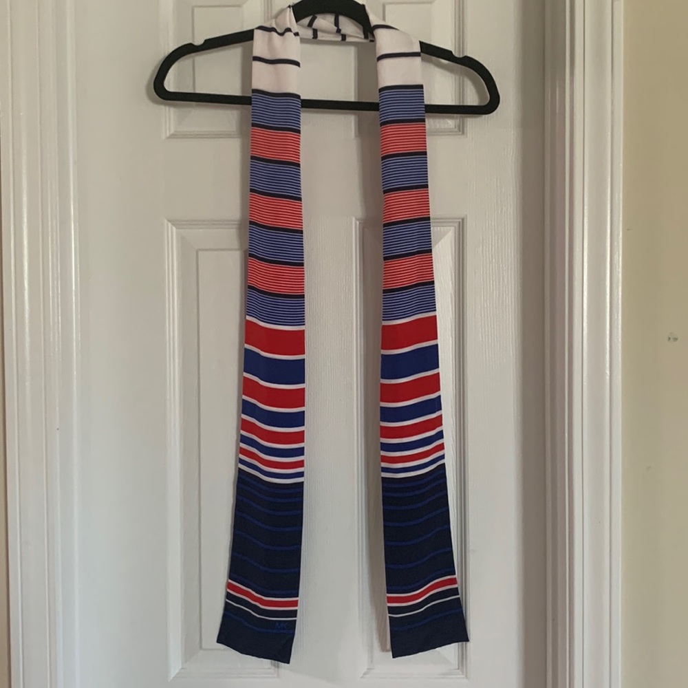 Michael Kors Multi Stripe Skinny Scarf